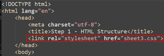 HTML Link tag example